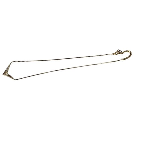 Vintage Christian Dior V Necklace - Picture 2 of 5